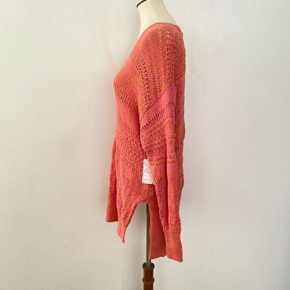 Free People Womens Hot Tropics V Neck Sweater Pullover Long Sleeve XS - Picture 5 of 9